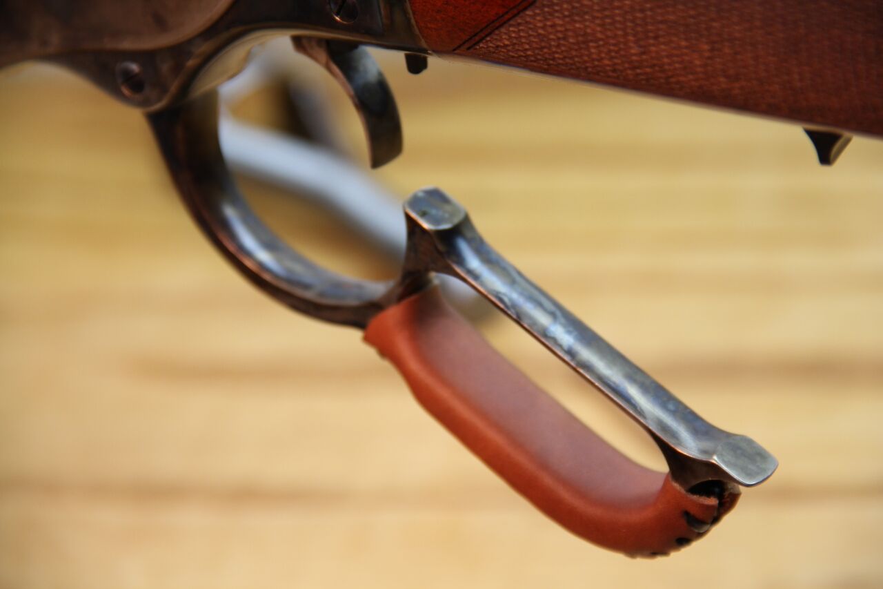 SASS LEATHER RIFLE LEVER WRAP COWBOY ACTION SHOOTING UBERTI MARLIN ROSSI CAS 